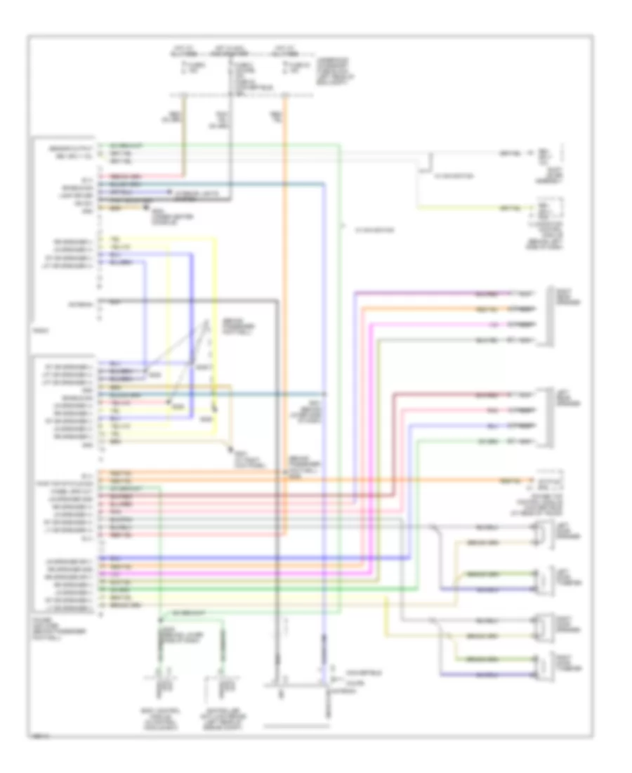 Radio Wiring Diagram for Chrysler Crossfire Limited 2005