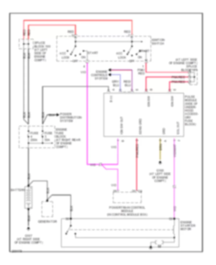 3 2L SC Starting Wiring Diagram for Chrysler Crossfire Limited 2005