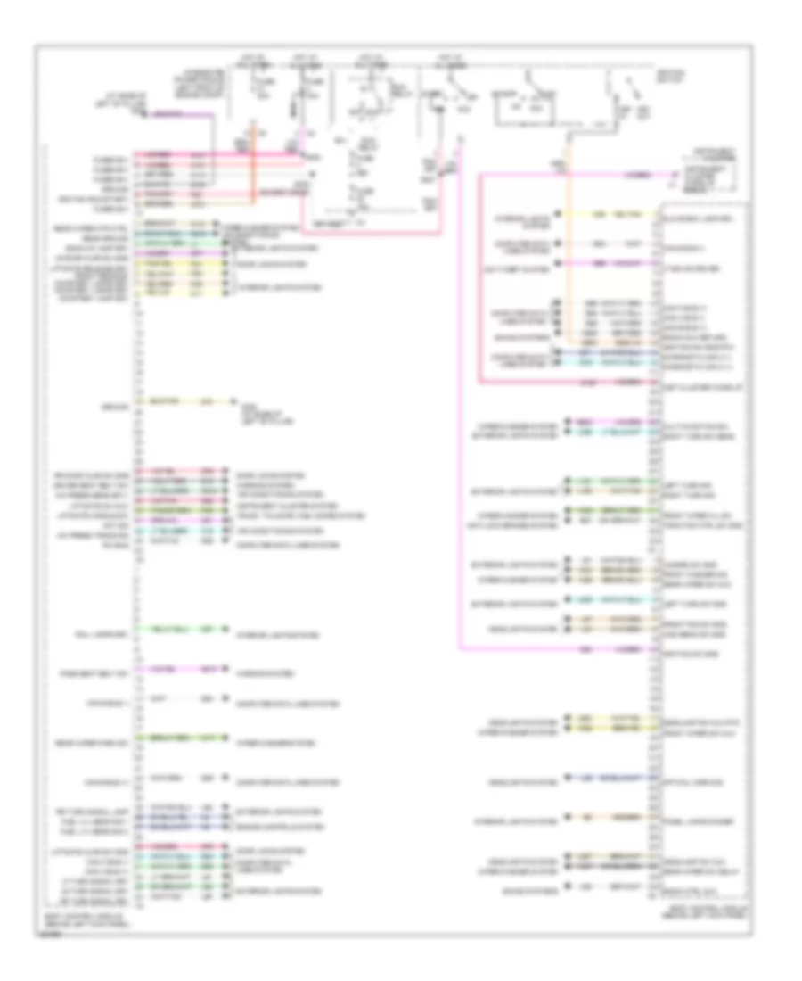 Body Control Modules Wiring Diagram for Chrysler Pacifica 2007