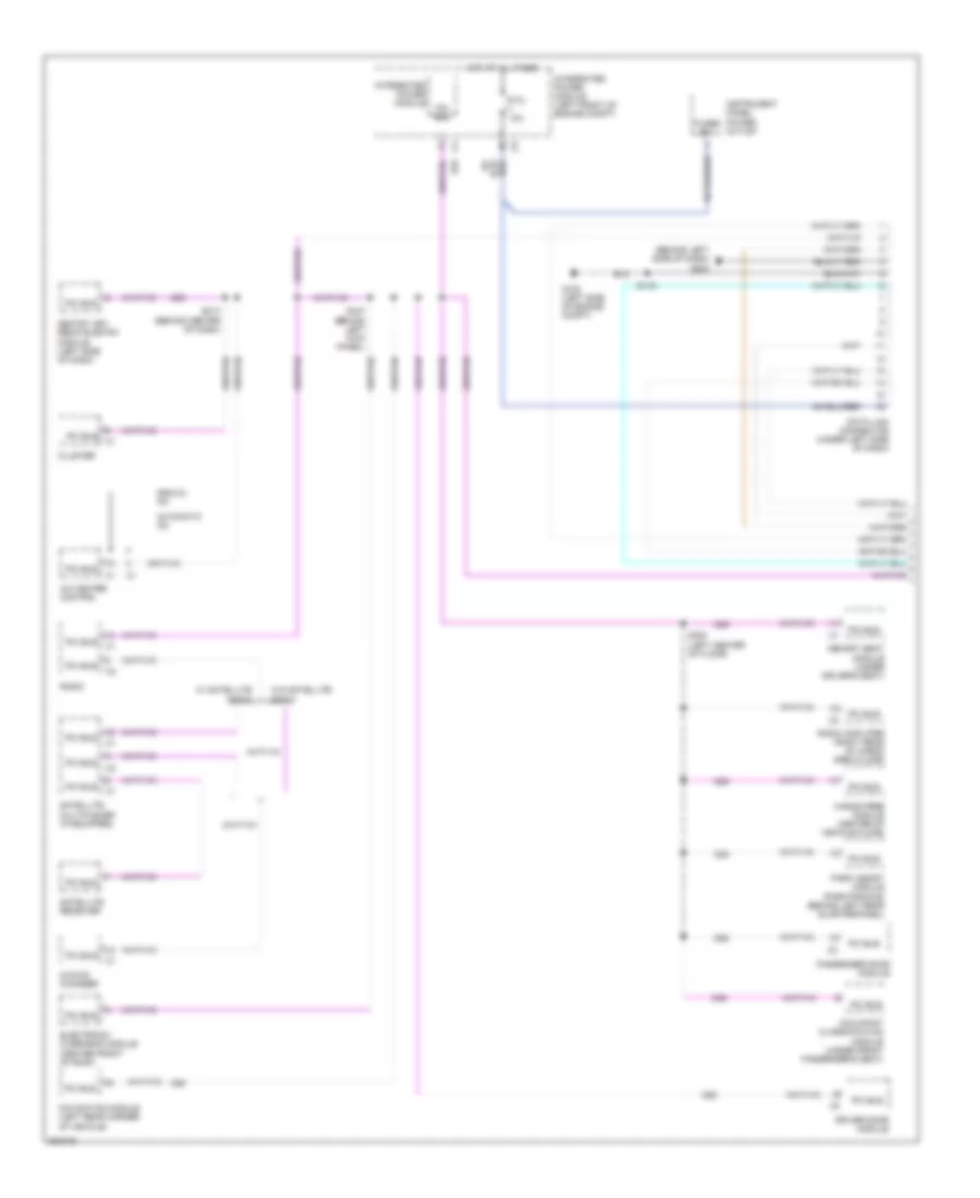 Computer Data Lines Wiring Diagram 1 of 2 for Chrysler Pacifica 2007