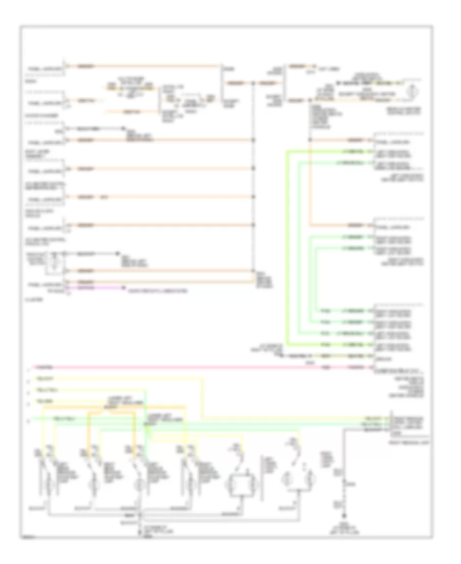 Interior Lights Wiring Diagram (2 of 2) for Chrysler Pacifica 2007