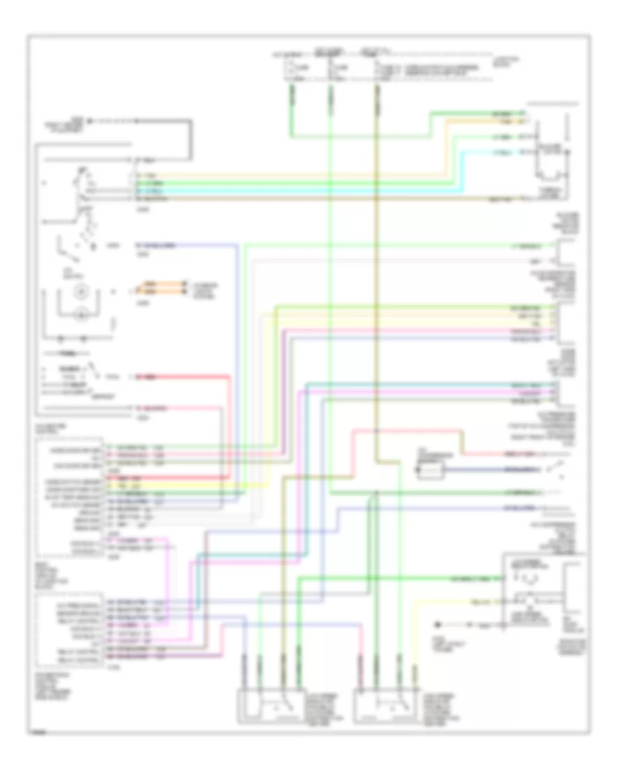 Air Conditioning Wiring Diagrams for Chrysler Sebring JX 1996