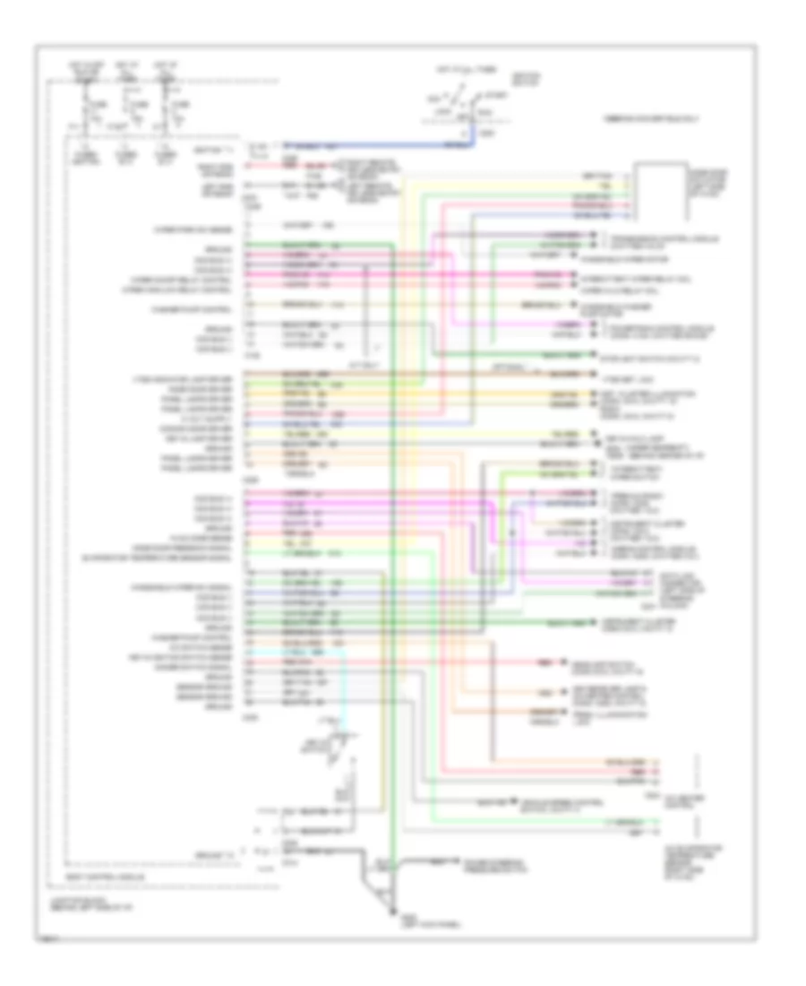 Body Computer Wiring Diagrams 1 of 2 for Chrysler Sebring JXi 1996