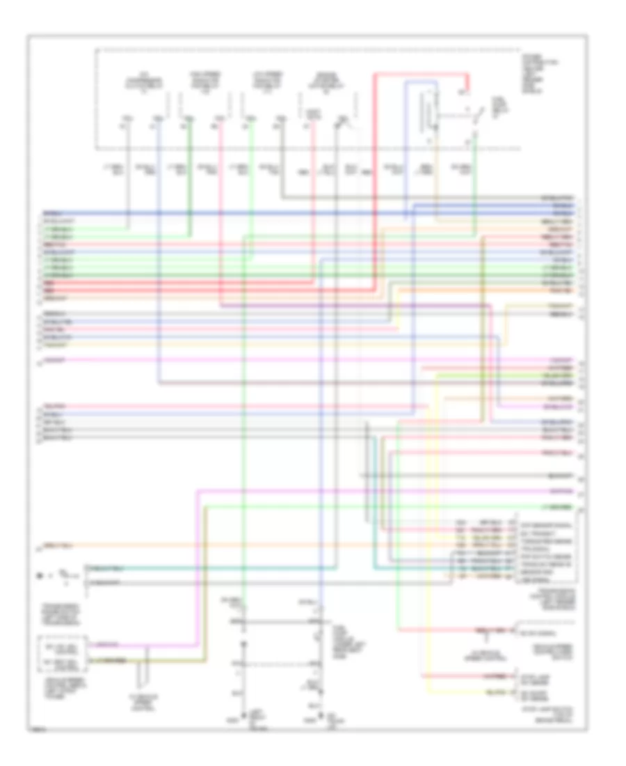 2.5L, Engine Performance Wiring Diagrams (3 of 4) for Chrysler Sebring JXi 1996