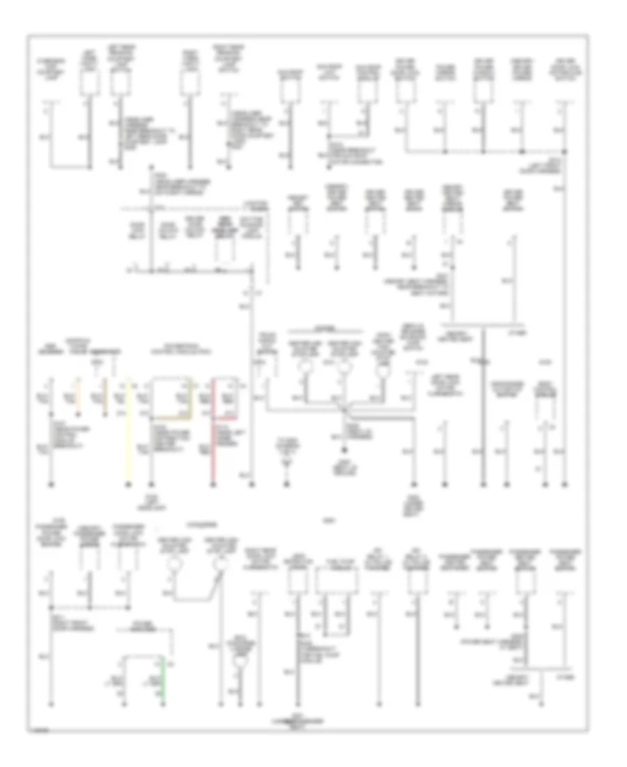 Ground Distribution Wiring Diagram 2 of 3 for Chrysler 300M 2002