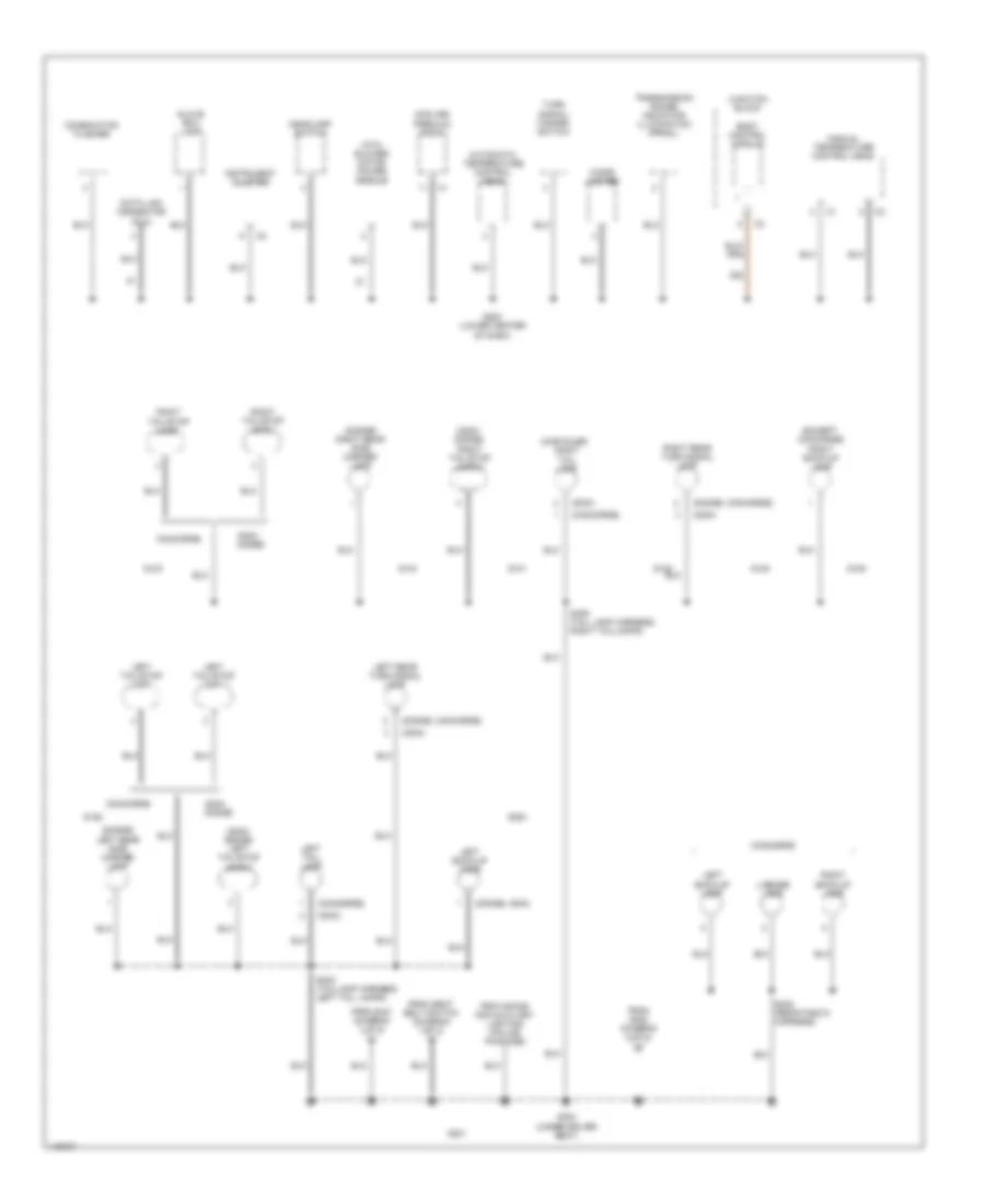 Ground Distribution Wiring Diagram (3 of 3) for Chrysler 300M 2002