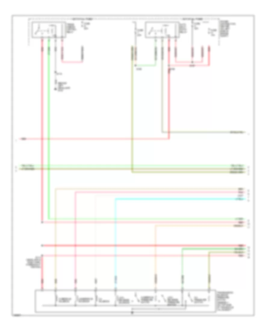 A T Wiring Diagram 2 of 3 for Chrysler 300M 2002