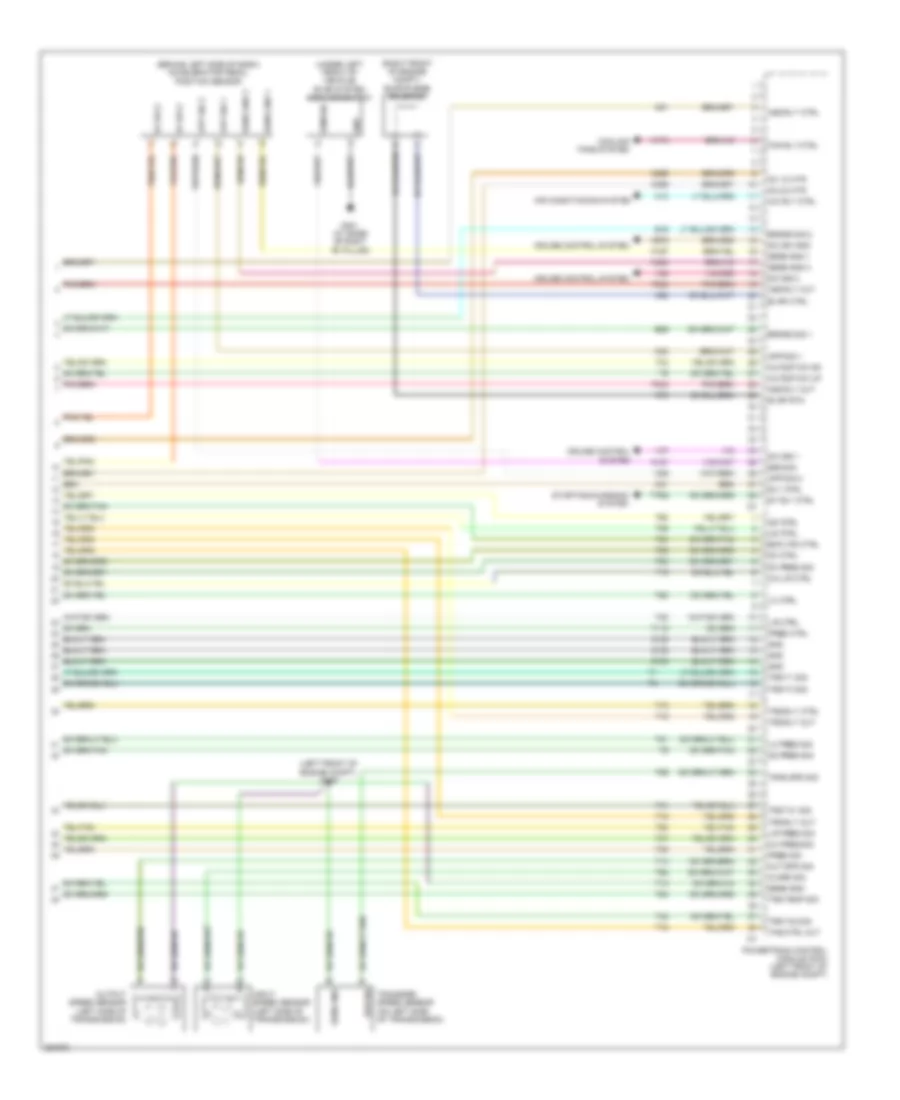 4.0L, Engine Performance Wiring Diagram (5 of 5) for Chrysler Pacifica Limited 2007