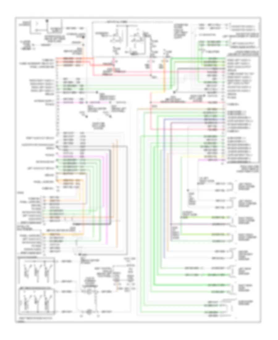 Radio Wiring Diagram for Chrysler Pacifica Limited 2007