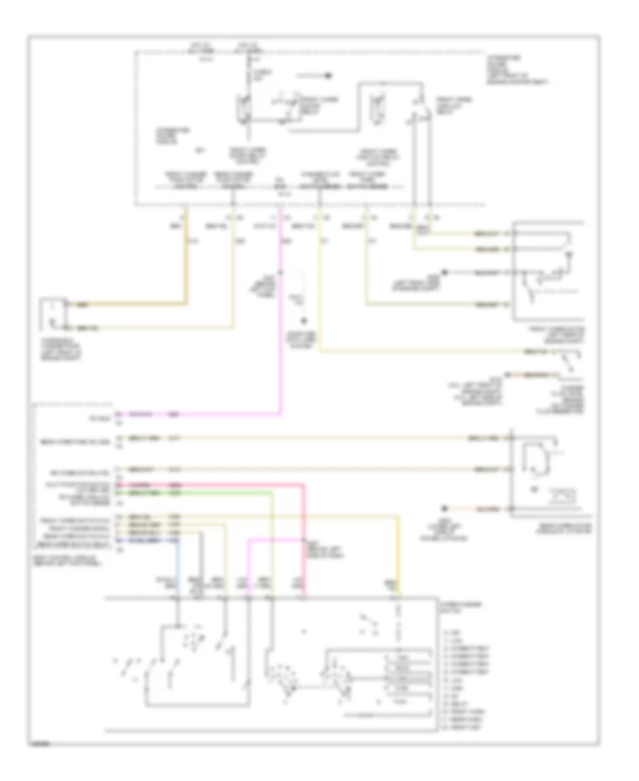 WiperWasher Wiring Diagram for Chrysler Pacifica Limited 2007