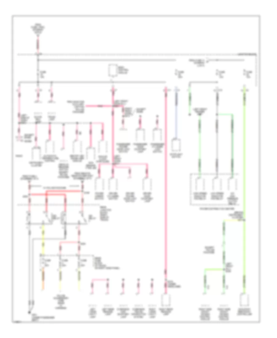 Power Distribution Wiring Diagram (3 of 3) for Chrysler 300M Special 2002