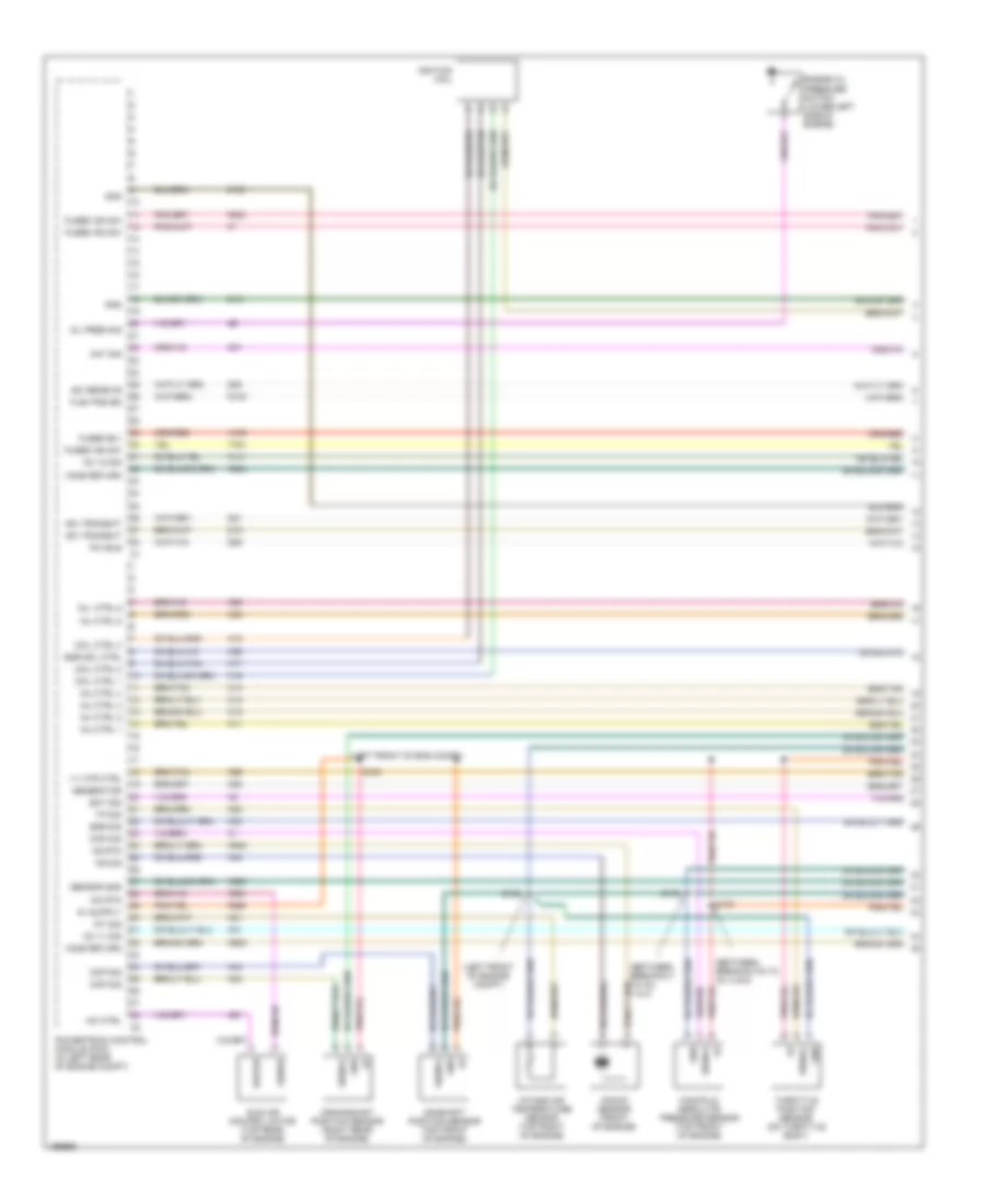 3.8L, Engine Performance Wiring Diagram (1 of 5) for Chrysler Pacifica 2005