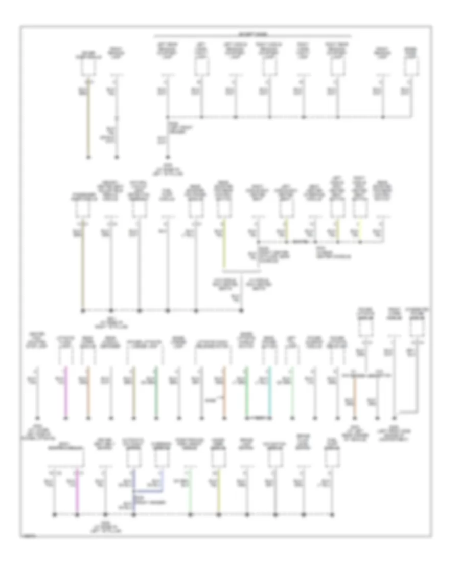 Ground Distribution Wiring Diagram 2 of 2 for Chrysler Pacifica 2005