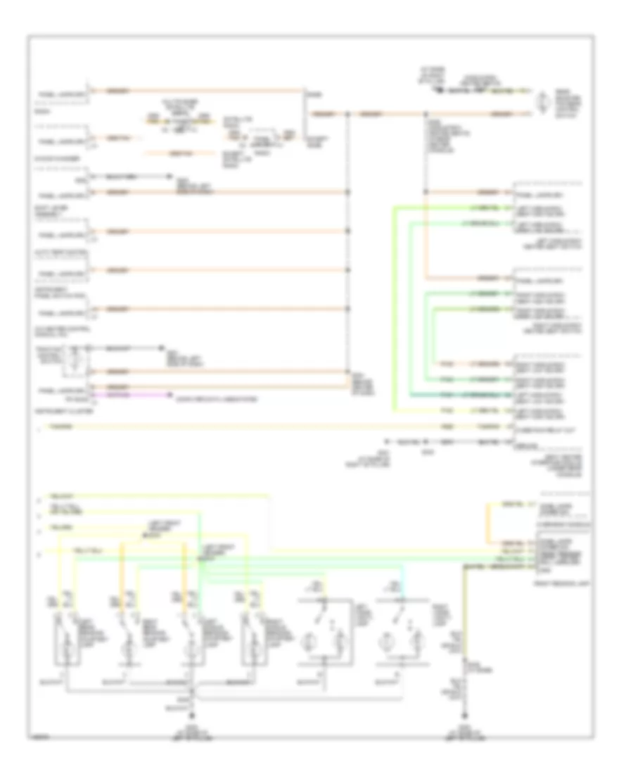 Interior Lights Wiring Diagram (2 of 2) for Chrysler Pacifica 2005