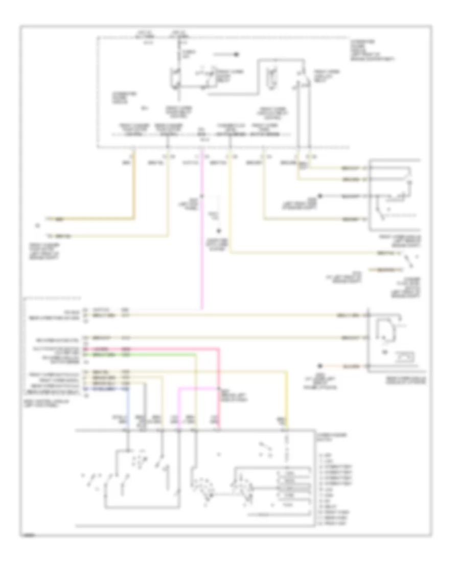 WiperWasher Wiring Diagram for Chrysler Pacifica 2005