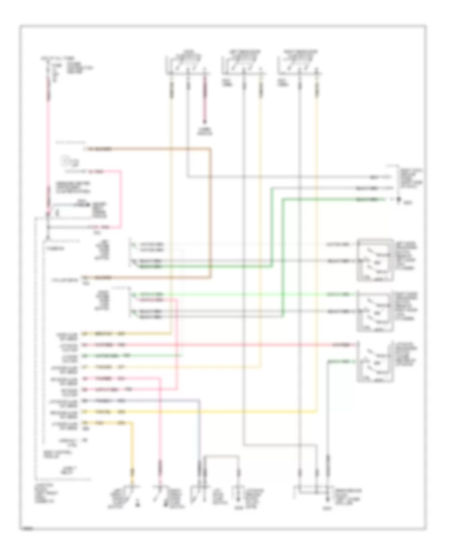 Anti theft Wiring Diagram for Chrysler Town  Country 1996