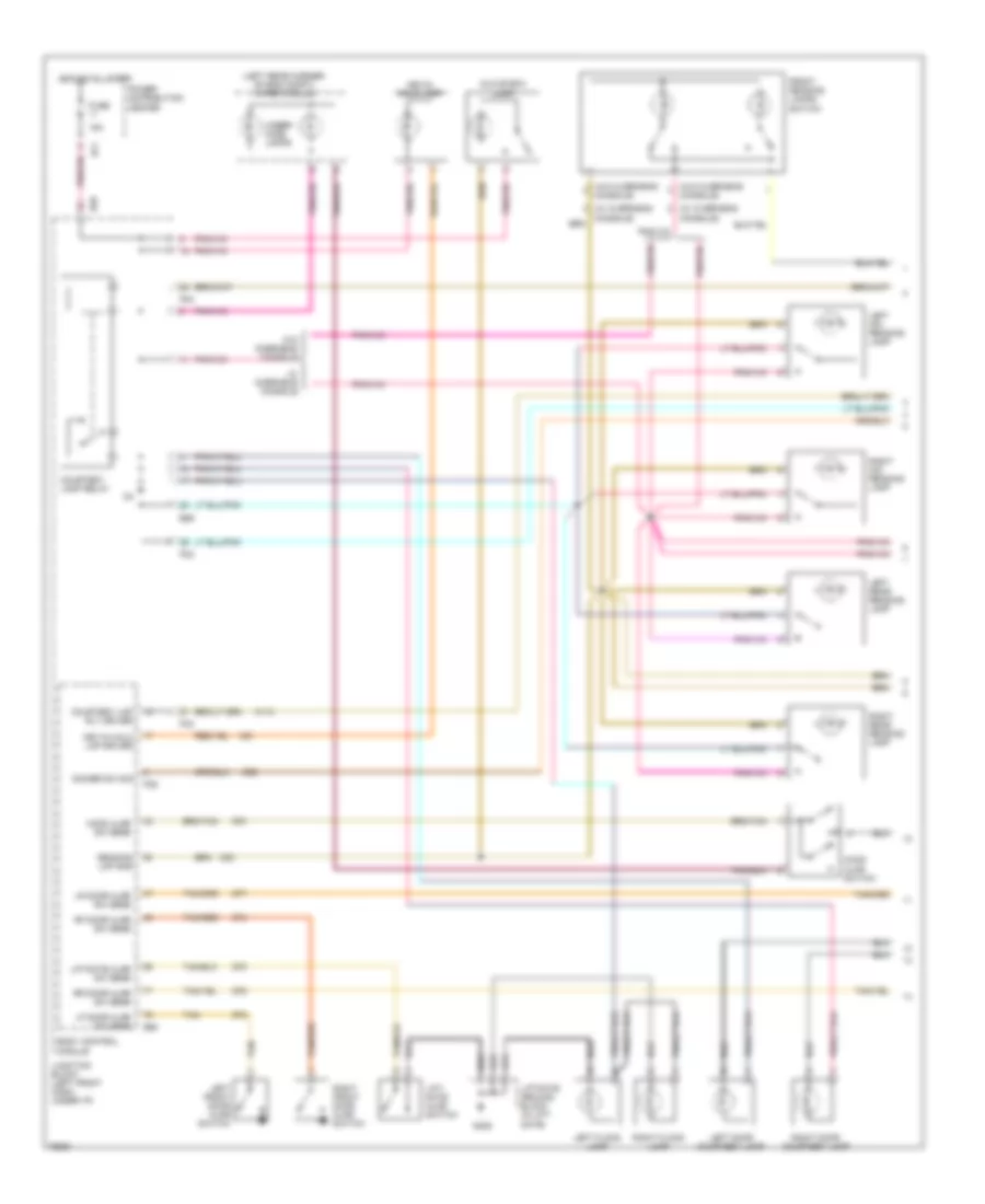 Interior Light Wiring Diagram 1 of 2 for Chrysler Town  Country 1996