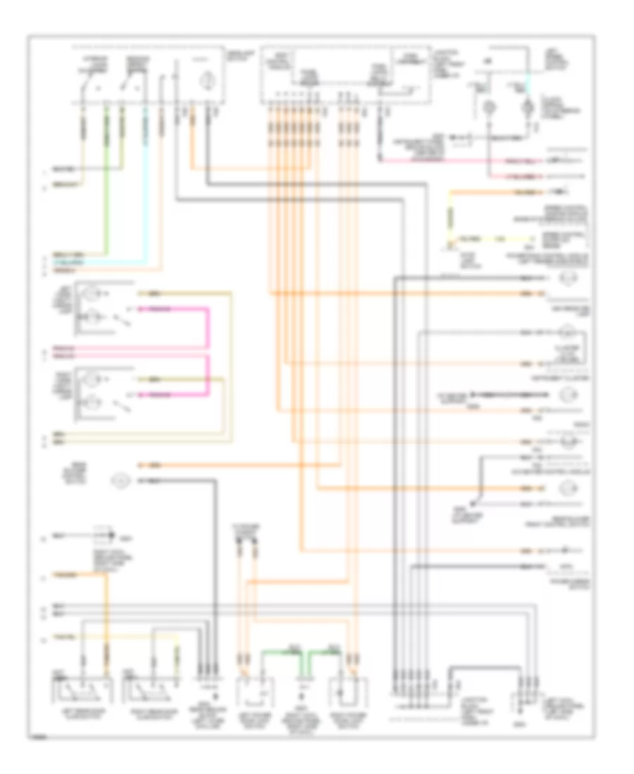 Interior Light Wiring Diagram (2 of 2) for Chrysler Town  Country 1996