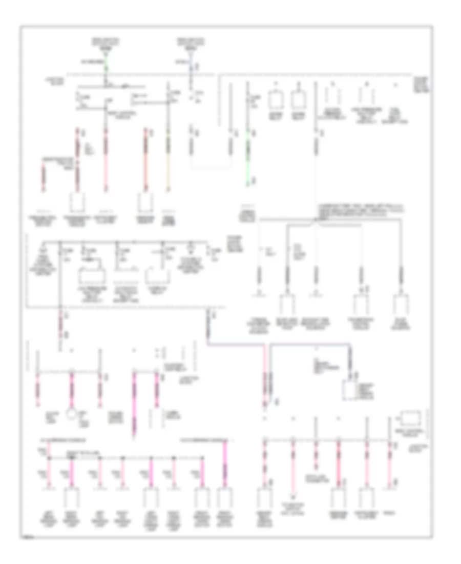 Power Distribution Wiring Diagram 2 of 4 for Chrysler Town  Country 1996