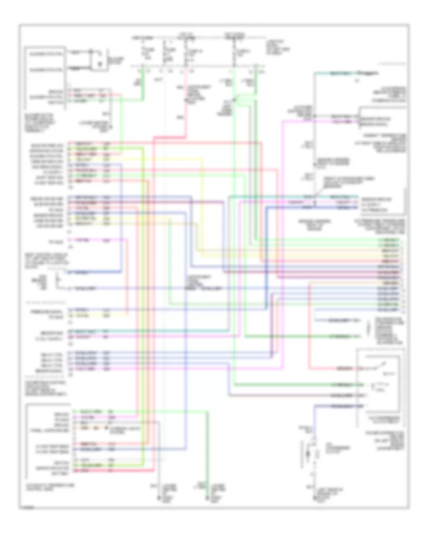 Automatic A C Wiring Diagram 1 of 2 for Chrysler Concorde Limited 2002