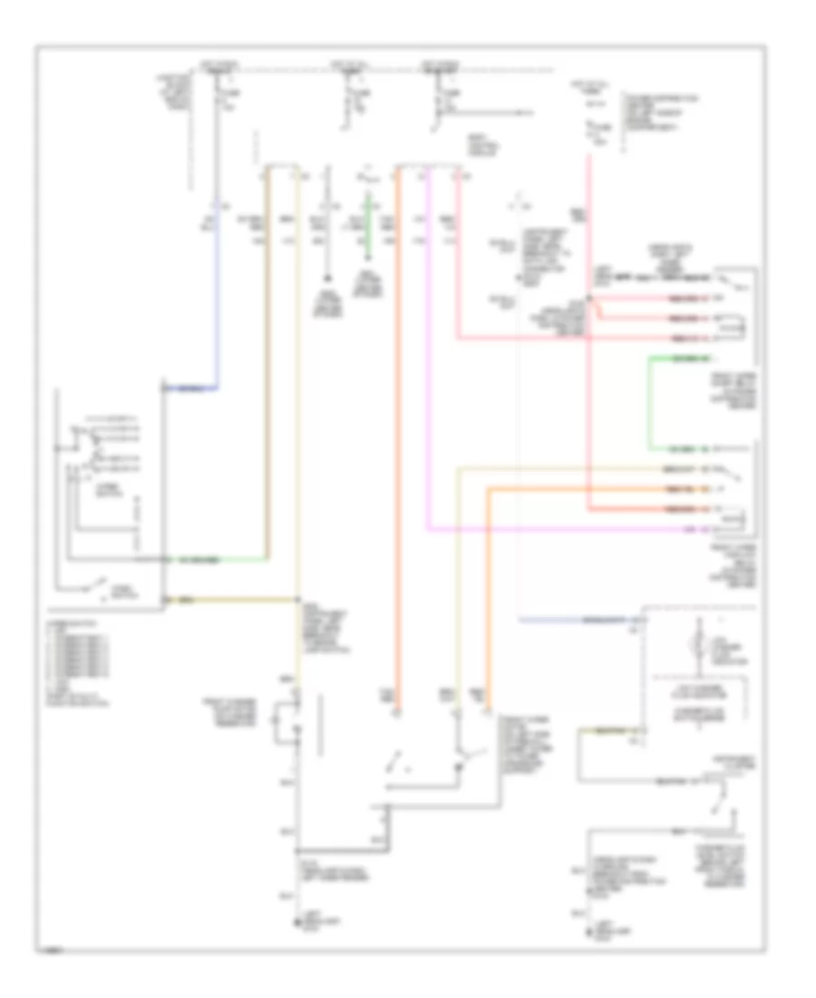 WiperWasher Wiring Diagram for Chrysler Concorde Limited 2002