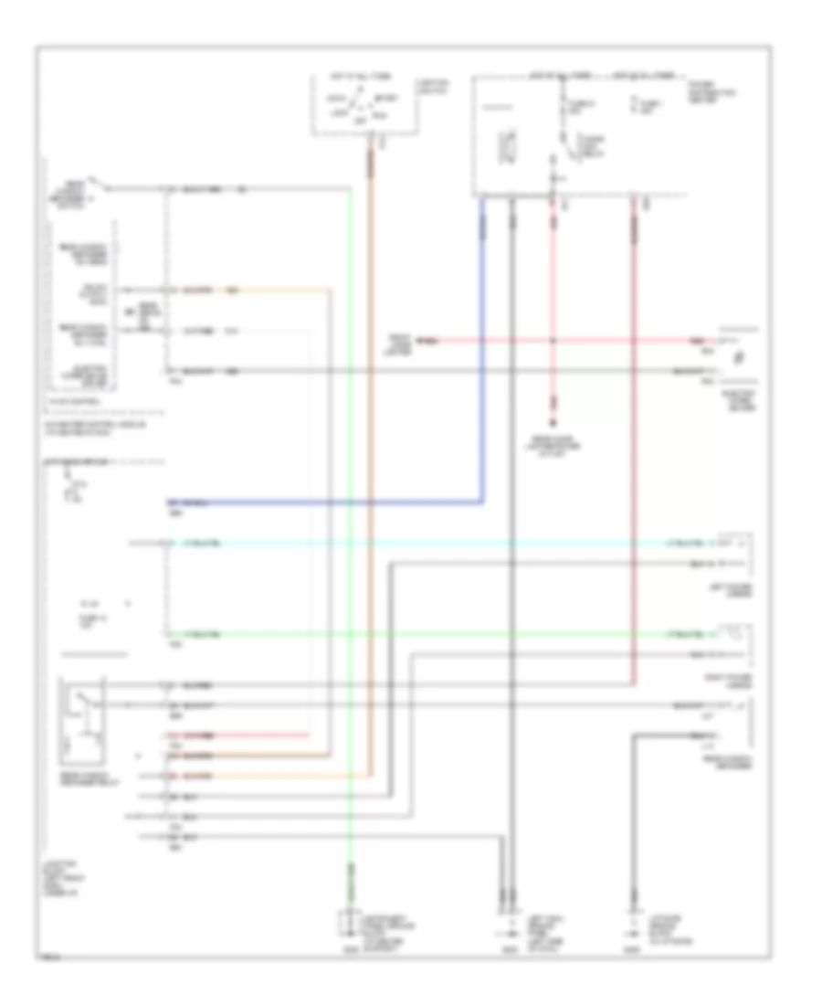 Defogger Wiring Diagram for Chrysler Town  Country LX 1996