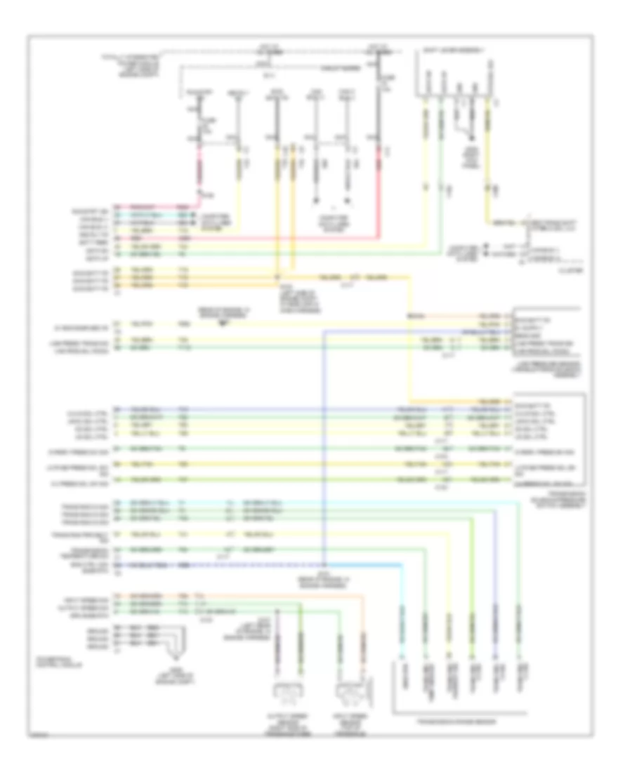 Transmission Wiring Diagram 4 Speed for Chrysler 200 S 2012