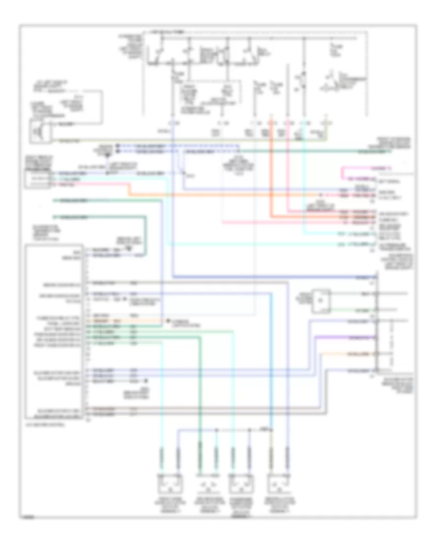 Manual AC Wiring Diagram for Chrysler Pacifica Limited 2005