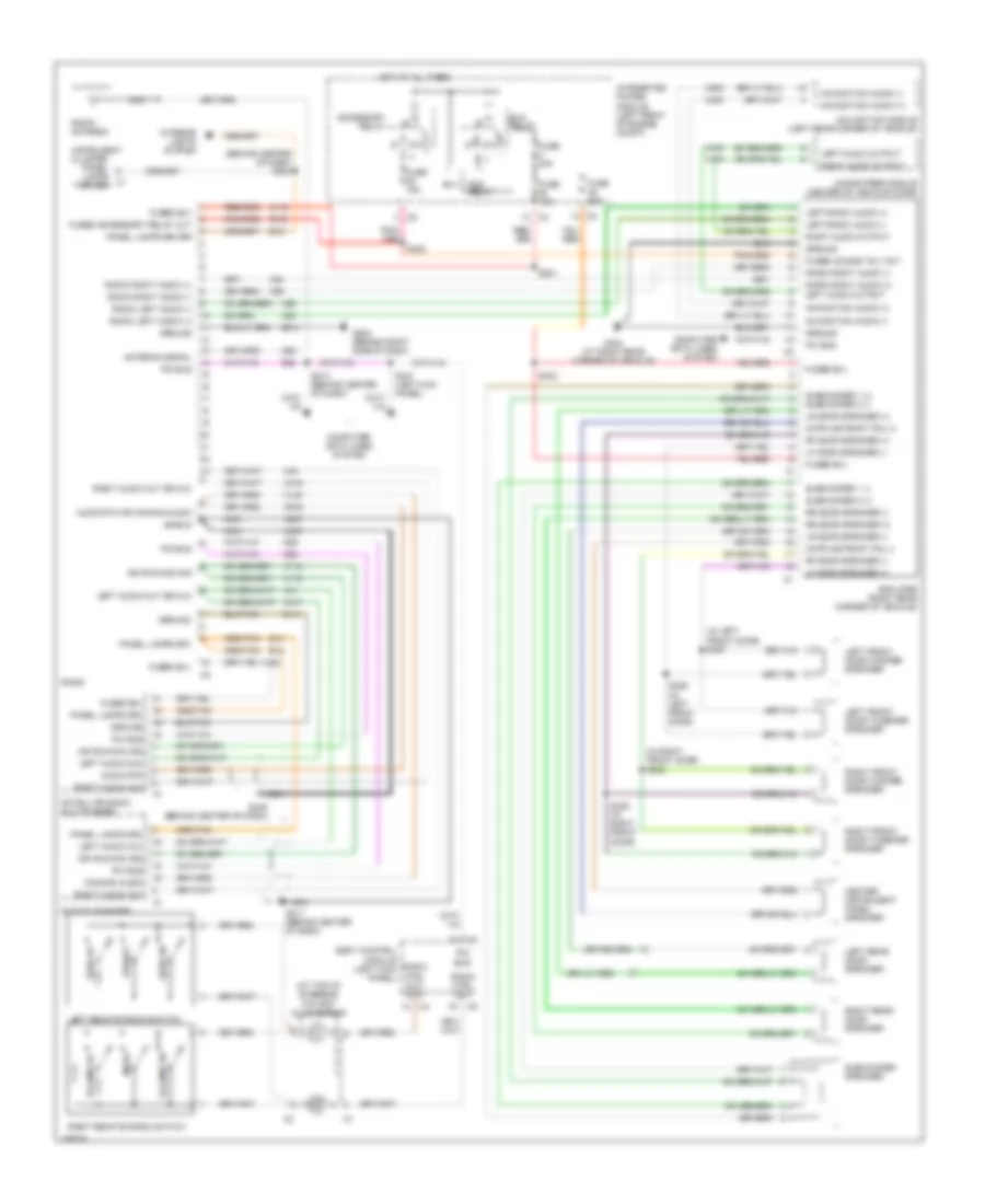 Radio Wiring Diagram for Chrysler Pacifica Limited 2005