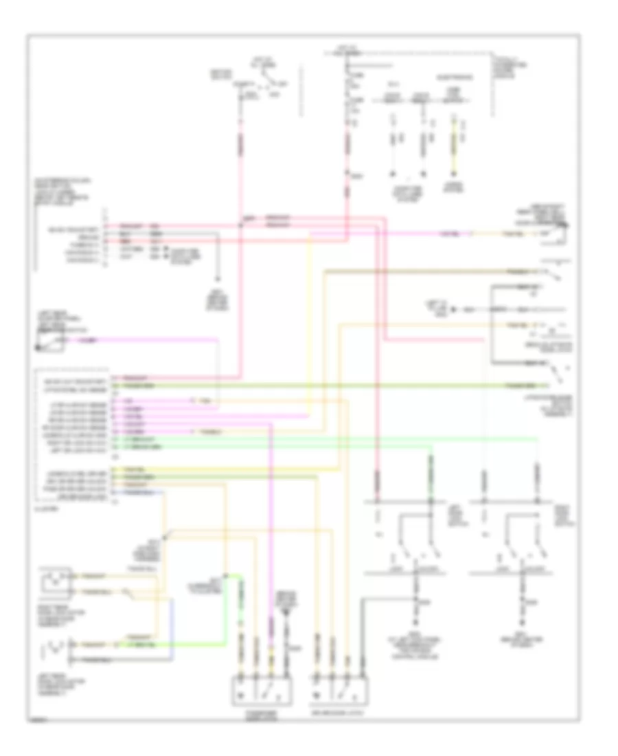 Anti-theft Wiring Diagram, Except Convertible for Chrysler PT Cruiser 2007