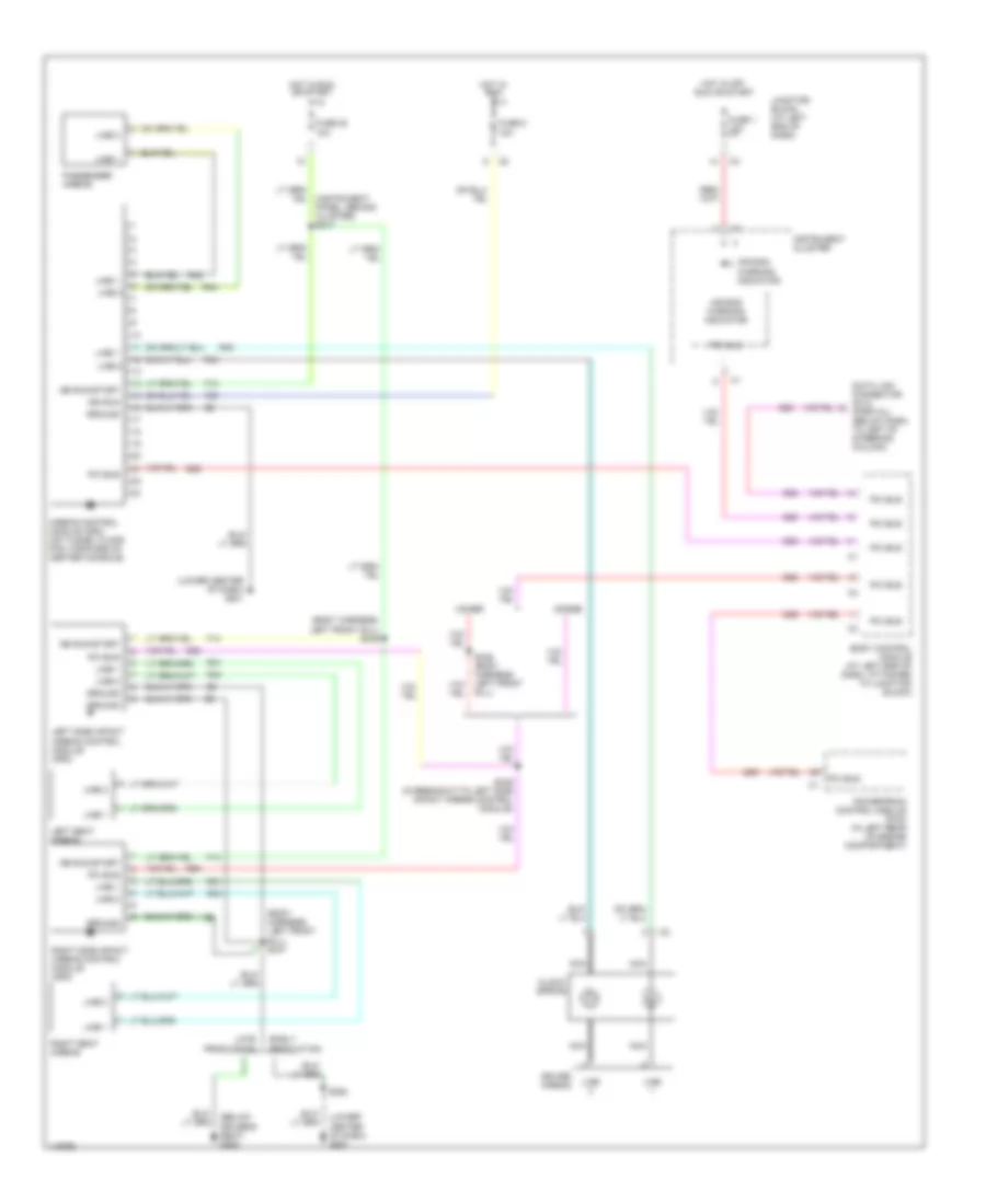 Supplemental Restraint Wiring Diagram for Chrysler Concorde LXi 2002