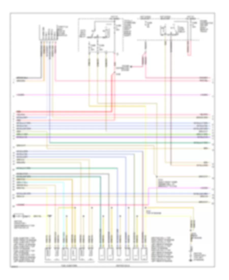 2.7L, Engine Performance Wiring Diagram (2 of 5) for Chrysler 300 Touring 2009