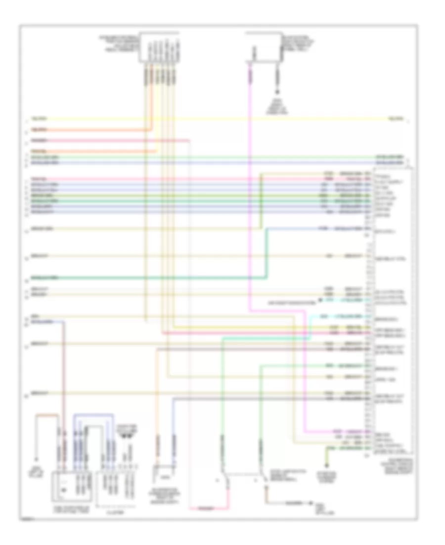2.7L, Engine Performance Wiring Diagram (4 of 5) for Chrysler 300 Touring 2009