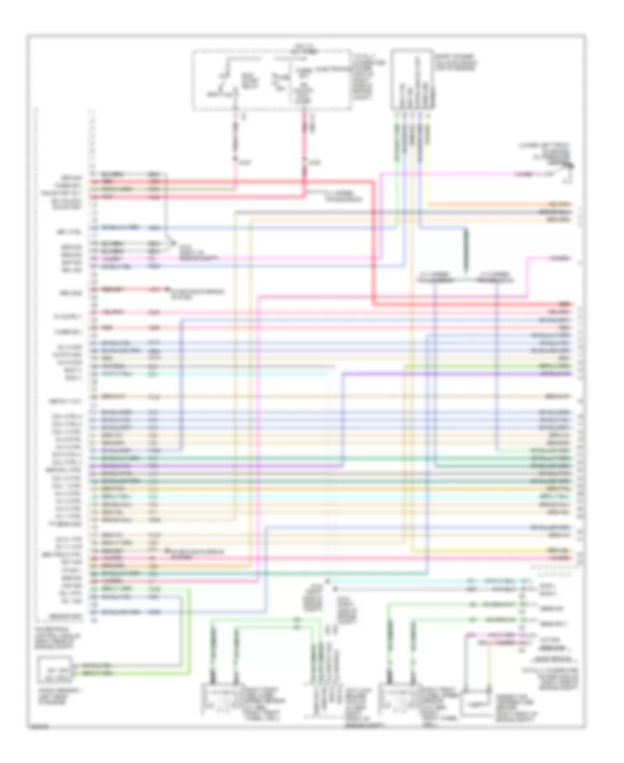 3.5L, Engine Performance Wiring Diagram (1 of 5) for Chrysler 300 Touring 2009