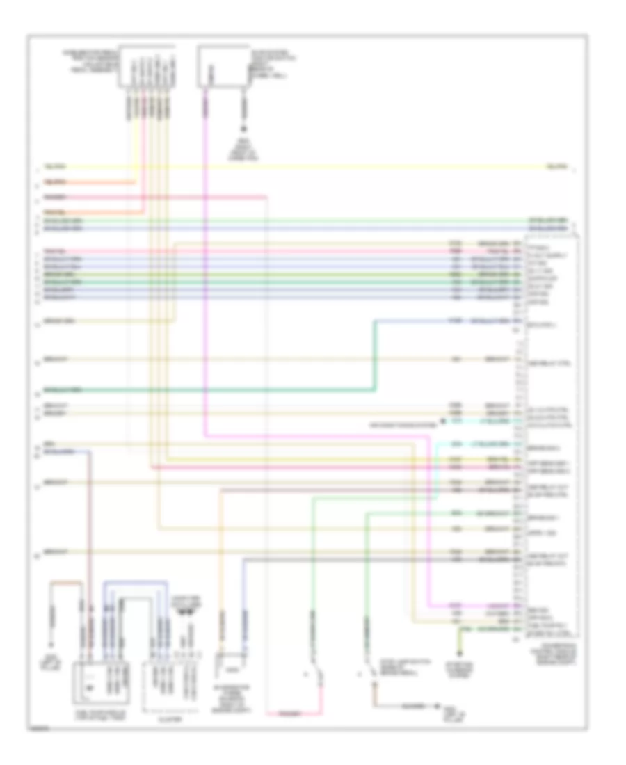 3.5L, Engine Performance Wiring Diagram (4 of 5) for Chrysler 300 Touring 2009