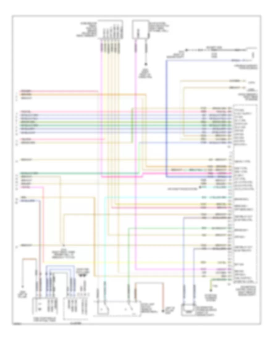 5.7L, Engine Performance Wiring Diagram (4 of 4) for Chrysler 300 Touring 2009