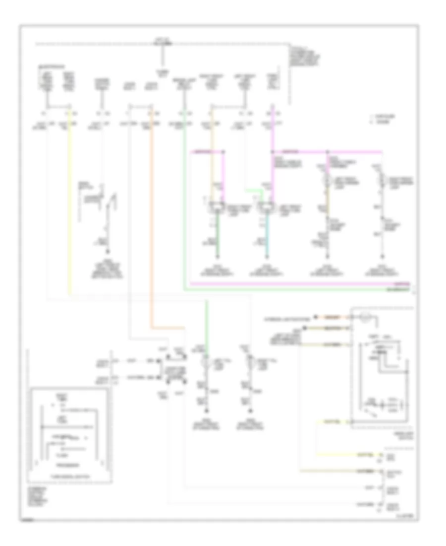 Exterior Lamps Wiring Diagram 300C 1 of 2 for Chrysler 300 Touring 2009
