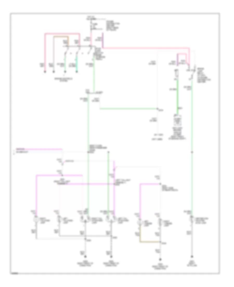 Exterior Lamps Wiring Diagram, 300C (2 of 2) for Chrysler 300 Touring 2009
