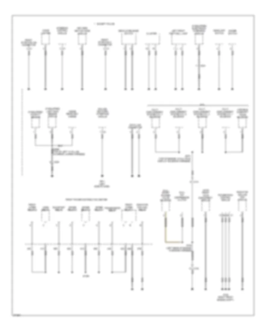 Ground Distribution Wiring Diagram 2 of 5 for Chrysler 300 2012