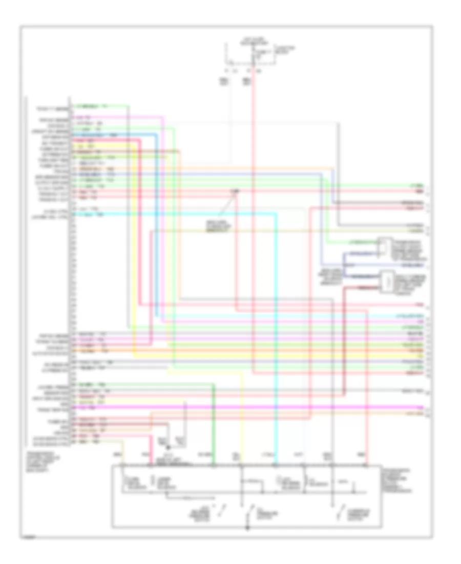 Transmission Wiring Diagram 1 of 3 for Chrysler LHS 1997