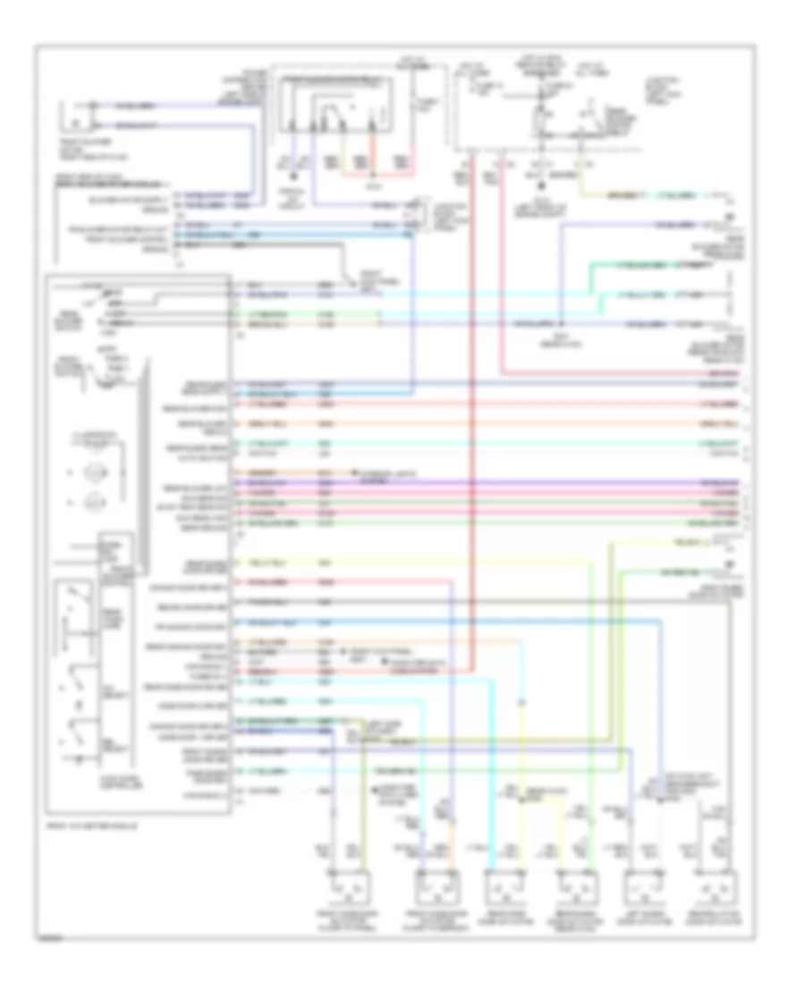 Automatic A C Wiring Diagram 1 of 3 for Chrysler Aspen Limited 2009