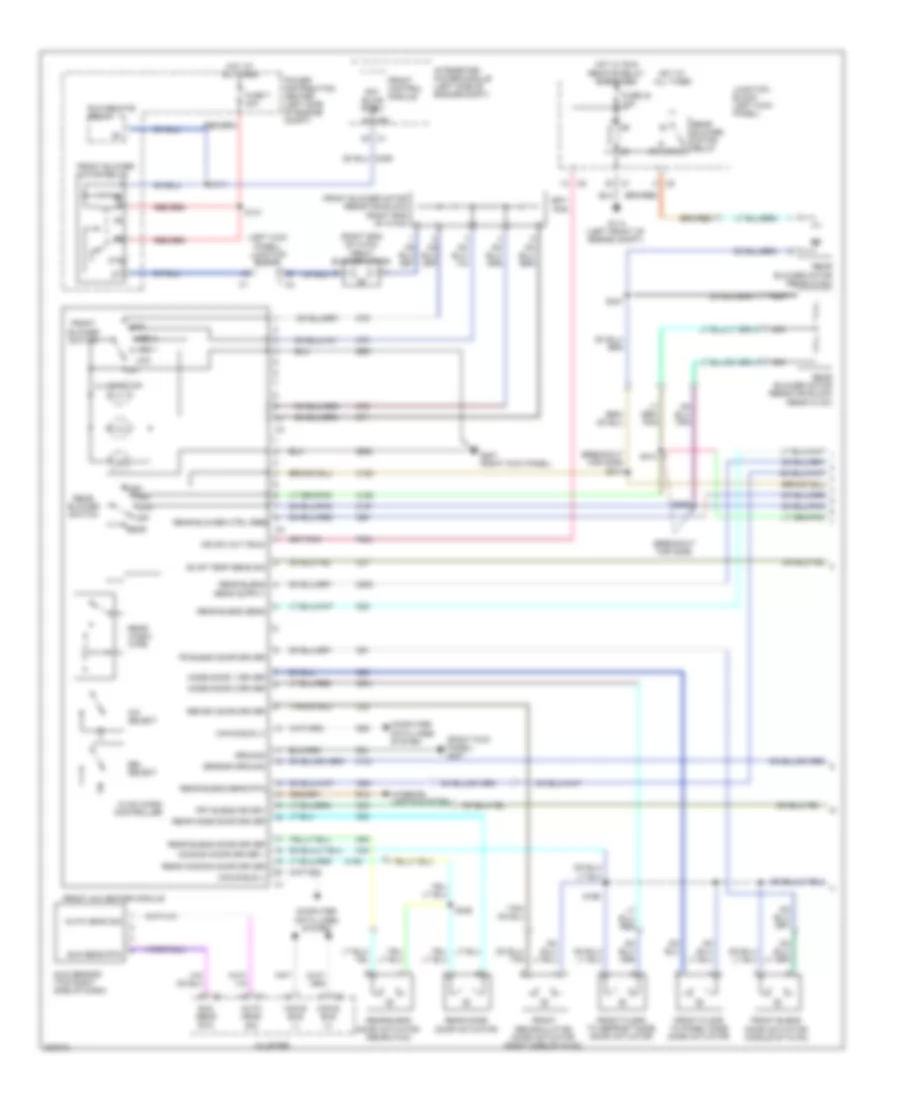 Manual AC Wiring Diagram (1 of 2) for Chrysler Aspen Limited 2009