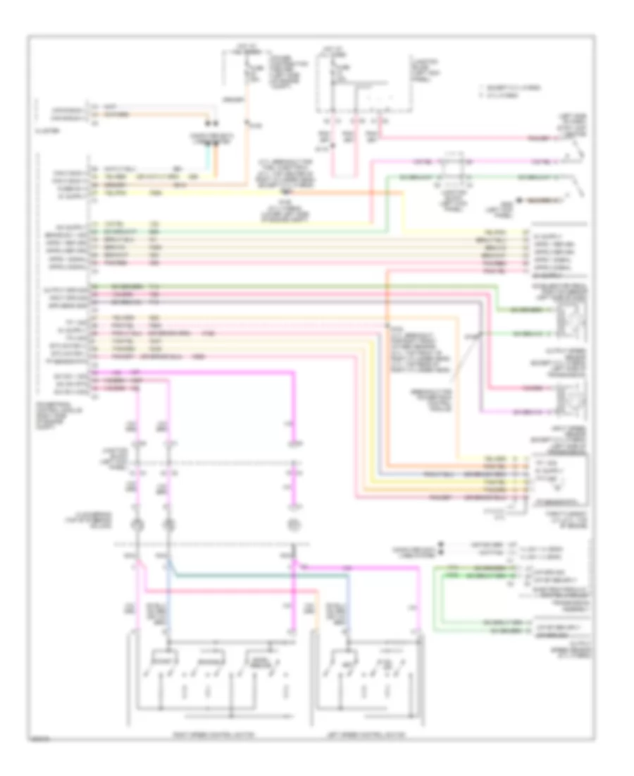 Cruise Control Wiring Diagram for Chrysler Aspen Limited 2009
