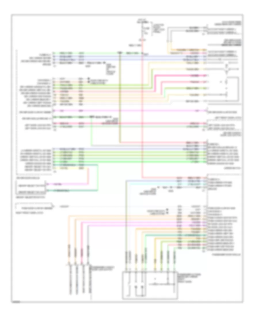 Memory Systems Wiring Diagram (2 of 2) for Chrysler Aspen Limited 2009