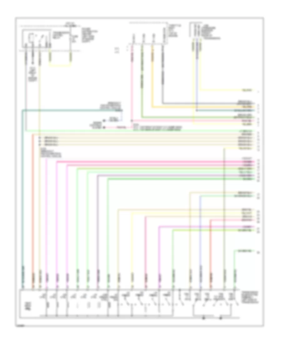 5 7L A T Wiring Diagram Except Hybrid 1 of 2 for Chrysler Aspen Limited 2009