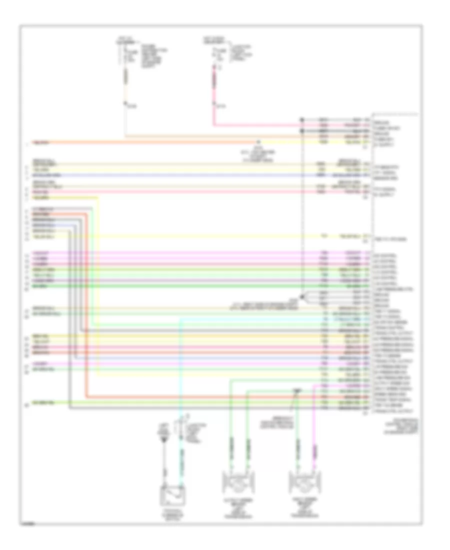 5 7L A T Wiring Diagram Except Hybrid 2 of 2 for Chrysler Aspen Limited 2009