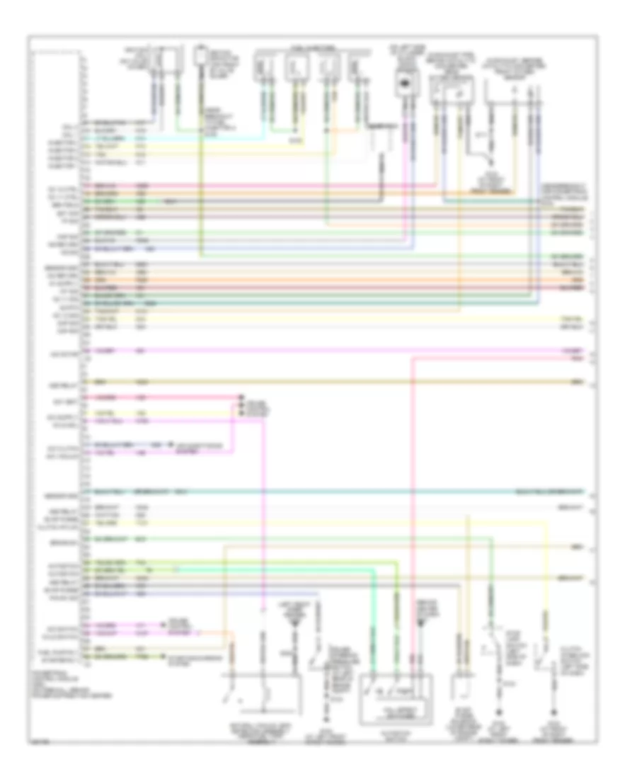 2.4L Turbo, Engine Performance Wiring Diagram (1 of 3) for Chrysler PT Cruiser Limited 2007