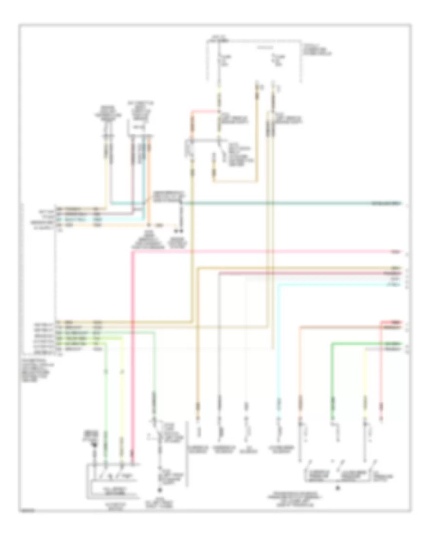 2.4L Turbo, AT Wiring Diagram (1 of 2) for Chrysler PT Cruiser Limited 2007