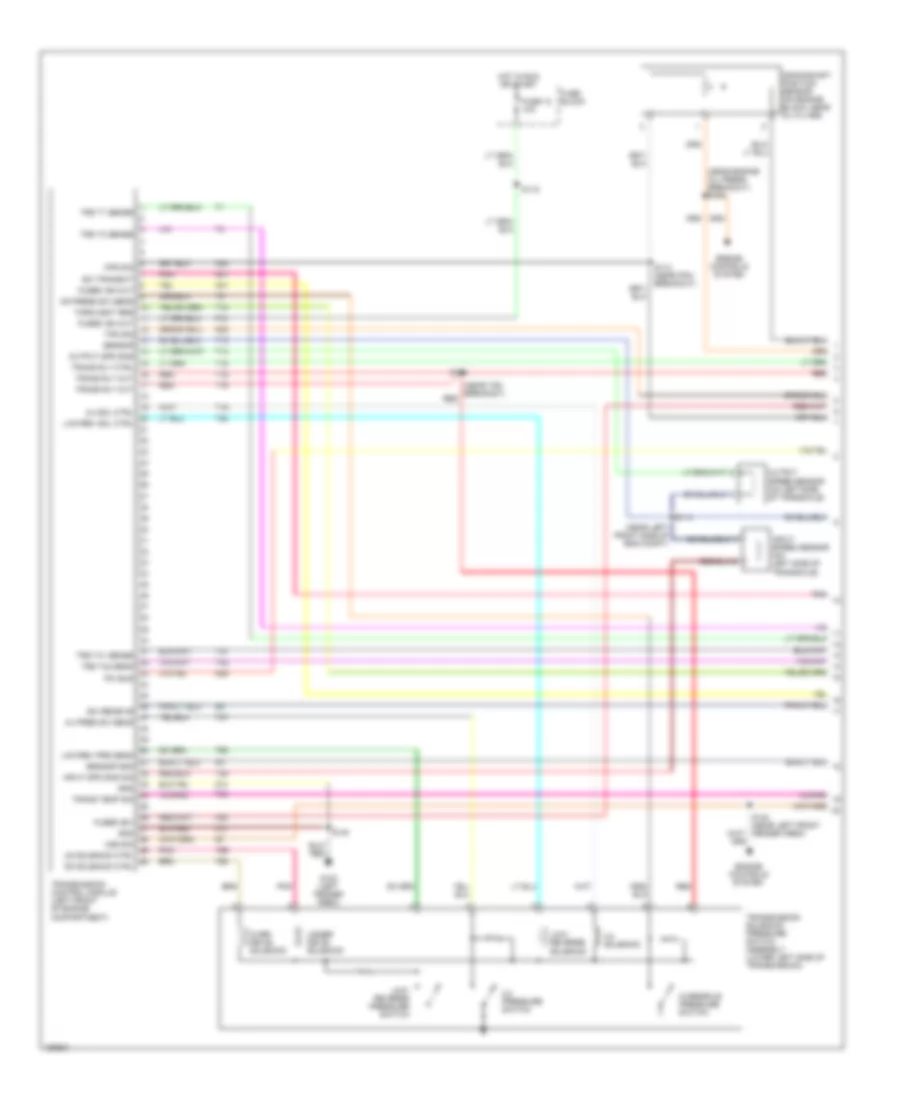 A T Wiring Diagram 1 of 3 for Chrysler PT Cruiser Limited 2002