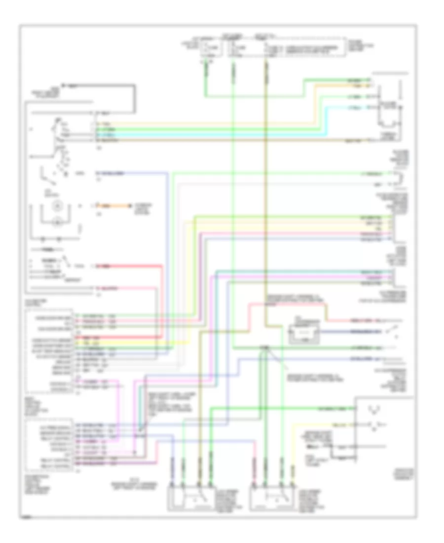 Air Conditioning Wiring Diagrams for Chrysler Sebring JXi 1997